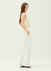 [시즌오프]투턱 세미 와이드 팬츠_WHITE_7