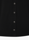 버튼 디테일 브이넥 가디건_BLACK_15