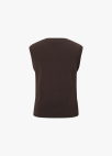 [시즌오프]베이직 버튼 니트 베스트_DARK BROWN_13