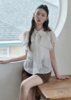 [Exclusive]클래식 턴업 쇼츠 팬츠_BROWN_9