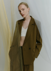 스트랩 벨트 디테일 자켓_KHAKI BROWN_4