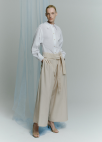 핀턱 와이드 팬츠_LIGHT BEIGE_4