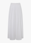 턱 자수 와이드 팬츠_WHITE_8