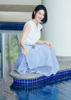 언발란스 스트라이프 스커트_BLUE_6