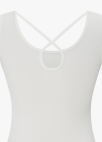 슬림핏 슬리브리스 탑_IVORY_19