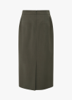 울 H라인 사이드 슬릿 스커트_KHAKI BROWN_12