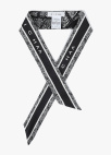 실크 트윌리 스카프_BLACK_5