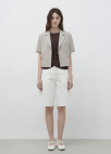 포켓 포인트 크롭 자켓_LIGHT BEIGE_7