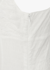 [Exclusive]셔링 텍스처 슬리브리스 원피스_WHITE_30