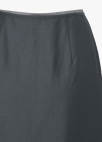 [Exclusive]배색 웨이스트 랩 스커트_DARK GREY_33