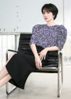 호피 패턴 블라우스_VIOLET_4