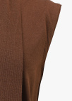 머플러 브이넥 니트 베스트_BROWN_13