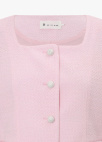 스퀘어넥 하프 슬리브 썸머 트위드 자켓_PINK_13