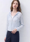 텍스처드 후디 집업_SKY BLUE_5