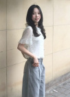 도트 프릴 블라우스_IVORY_10