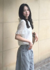 도트 프릴 블라우스_IVORY_11