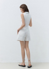 [Exclusive]배색 카라 리브 니트 슬리브리스 탑_IVORY_16