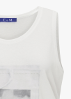 [시즌오프]U넥 프린트 슬리브리스 티셔츠_WHITE_13