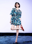 레이스 포인트 핀턱 블라우스_TURQUISE BLUE_7