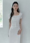 [Exclusive]텍스처 슬림 H라인 스커트_WHITE_10