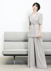 핀턱 와이드 롱 팬츠_LIGHT GREY_4