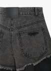 [시즌오프]레이스 레이어드 데님 숏 팬츠_DARK GREY_27