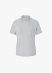 스카프 패널 티셔츠_LIGHT GREY_4