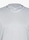 스카프 패널 티셔츠_LIGHT GREY_8