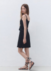[Exclusive]크로쉐 니트 프릴 스커트_BLACK_8