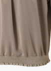 셔링넥 캡 슬리브 블라우스_KHAKI BEIGE_8