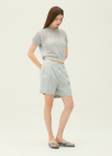 [시즌오프]메쉬 텍스처 하프슬리브 니트_LIGHT GREY_10