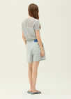 [시즌오프]메쉬 텍스처 하프슬리브 니트_LIGHT GREY_11