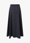 A라인 롱 스커트_DARK NAVY_6