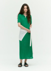 [시즌오프]스카시 패턴 니트 롱 원피스_GREEN_4
