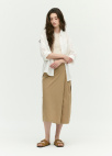 [시즌오프]사이드 랩 A라인 스커트_BEIGE_11