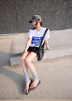 엔드리스 바운더리 그래픽 티셔츠_WHITE_9