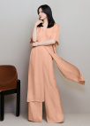 사이드 버튼 디테일 와이드 팬츠_ORANGE_7