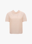 [Exclusive]하프 슬리브 시어 블라우스_LIGHT PINK_29