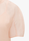 [Exclusive]하프 슬리브 시어 블라우스_LIGHT PINK_33