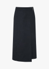 벨트 포인트 랩 미디 스커트_DARK NAVY_9