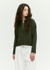 [시즌오프]베이직 라운드넥 가디건_DARK KHAKI_7