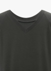 투웨이 하프 볼륨 슬리브 스웻 셔츠_DARK GREY_14