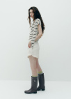 버클 포인트 미들 레인부츠_BROWN_9