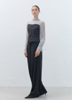 벨티드 원턱 와이드 팬츠_DARK GREY_11
