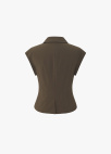 테일러드 카라 베스트_KHAKI BROWN_5
