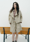 스트링 후드 윈드 자켓_BEIGE_5