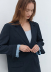 [7/28 순차배송]오버핏 싱글 테일러드 자켓_DARK NAVY_8