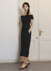 [Exclusive]H라인 셋업 스커트_BLACK_8